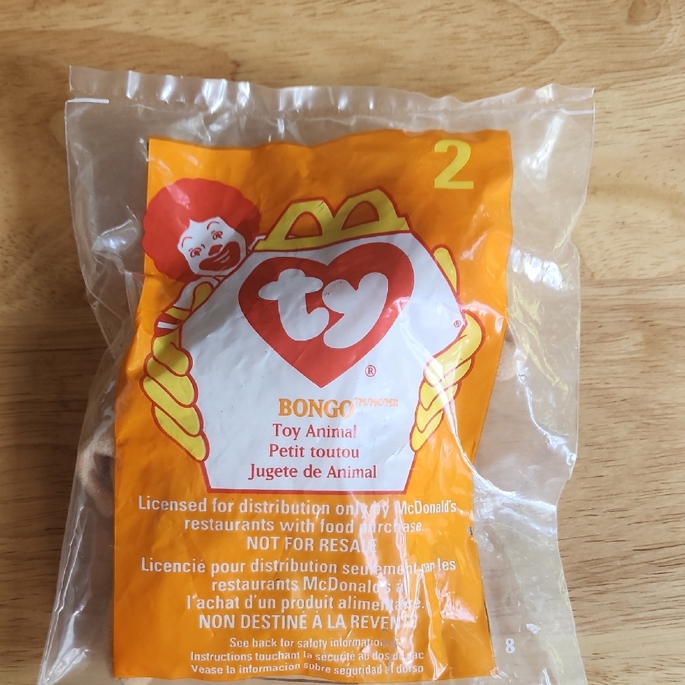 McDonald's Collectible TY Beanie Baby